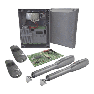 Kit de Operadores para Puertas Abatibles de hasta 3 Metros y 400 Kg ATS 3024 / Uso Intensivo