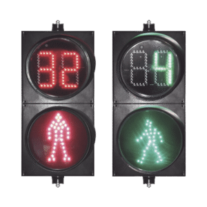 Semáforo Peatonal / Cuenta Regresiva / Rojo / Verde / Dinamico / Diámetro 20 Cm.