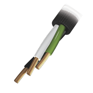 Bobina de 100 Metros / Cable Eléctrico de Uso Rudo / 3 Hilos Calibre 10 AWG / Hasta 600 V.