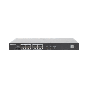 Switch PoE+ No Administrable con 18 Puertos Gigabit y 2 Uplinks Gigabit hasta 247 Watts