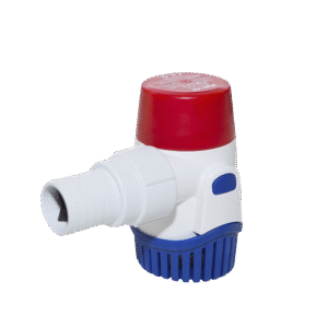 Bomba sumergible de achique de 500 galones por hora a 24 Volts de corriente directa.