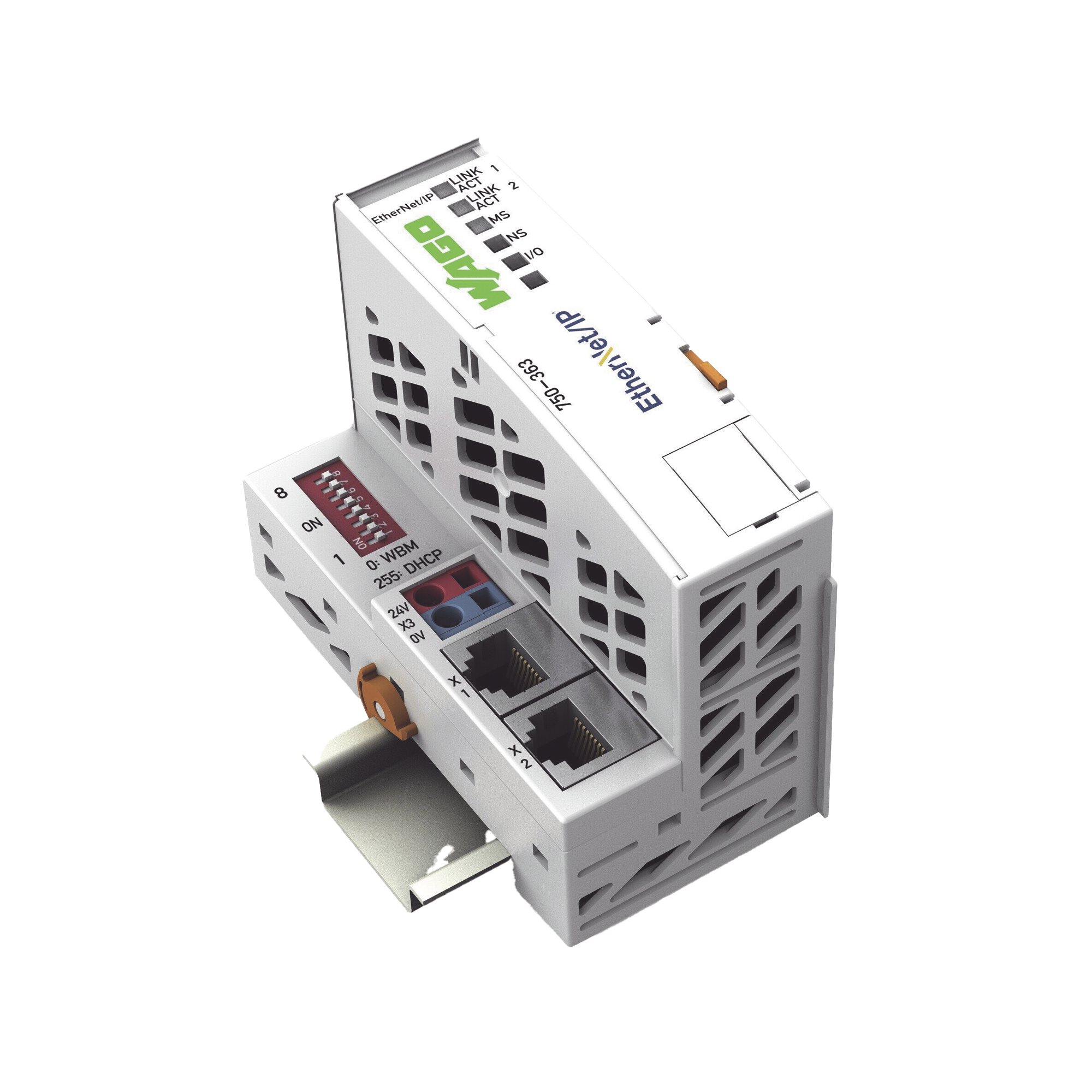 Acoplador de bus de campo ETHERNET/IP 4 GEN ECO