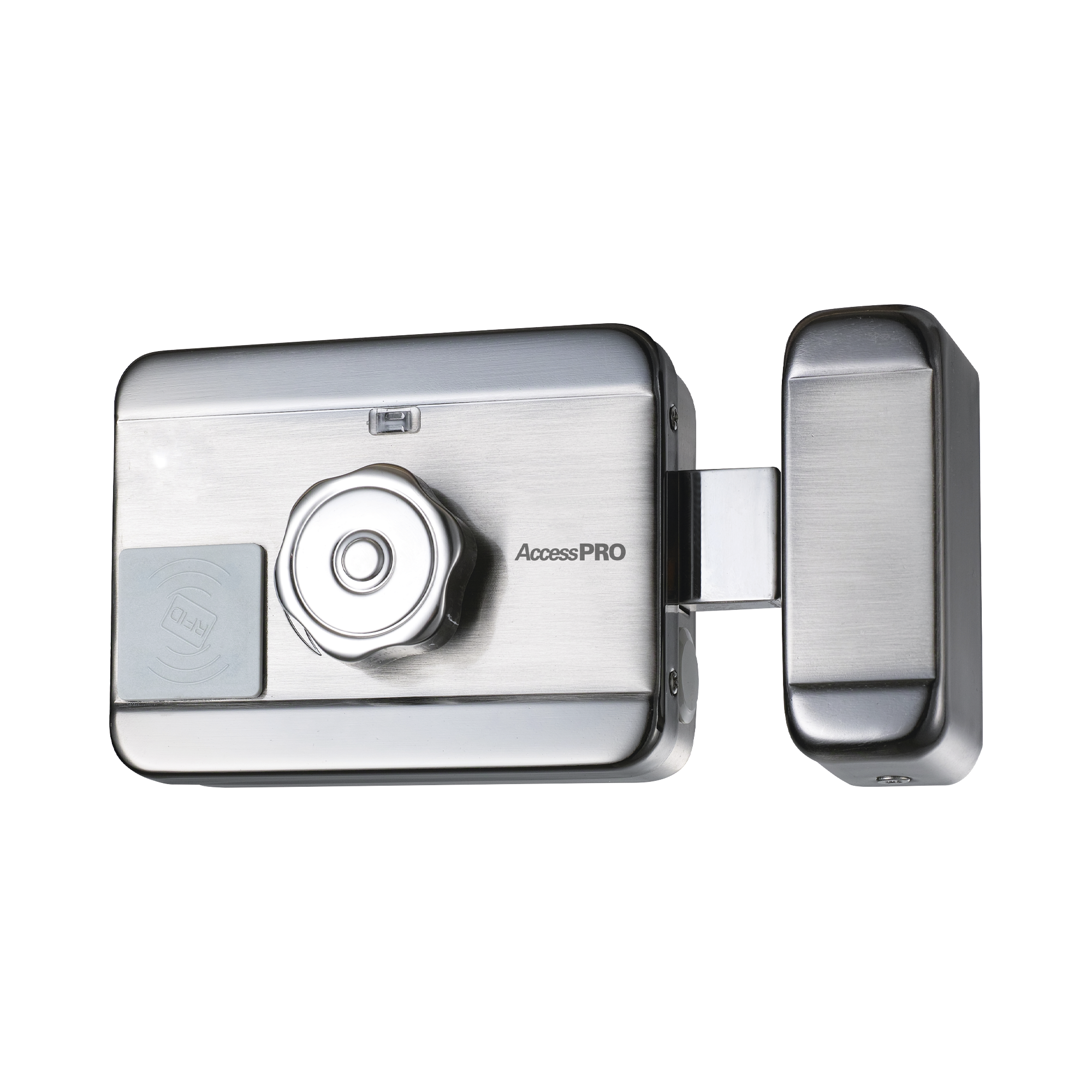 Cerradura Eléctrica Motorizada / Con Lector de Tarjetas de Proximidad (EM 125Khz) / Exterior