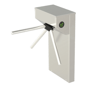 Torniquete Tipo Tripode de Medio Cuerpo / Acabado en Acero Inoxidable / De Apertura Bidireccional / Compatible Con Paneles de Control De Acceso