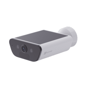Camara de Bateria con Panel Solar Integrado / 4K Resolucion / WI-FI 6 / Vision Nocturna / Detección Humana y de Vehiculos / Batería de 10400 MAH / IP65