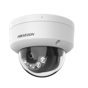 [Dual Light] Domo IP 4 Megapixel / Lente 2.8 mm / 30 mts IR + 30 mts Luz Blanca / Micrófono Integrado / Antivandálico IK08  / Exterior IP67 / H.265 / PoE / ONVIF / Micro SD