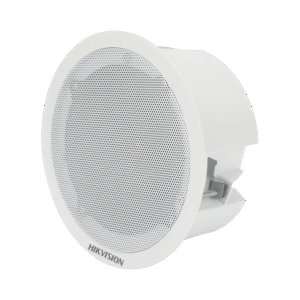Altavoz Secundario para Montaje en Plafón / 3 Watts / 8 Ohms / Compatible con Altavoz IP HIKVISION / Uso en Interior