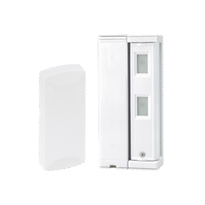 Sensor de Movimiento  Inalambrico/ Tipo Cortina / Ajuste de detección 2m o 5m / 100% Exterior / Inalámbrico / Incluye transmisor SFWST232 para paneles Honeywell / Proteja fachadas