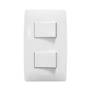 Apagador Escalera Doble de 127 V~60 Hz 10 A/ Color Blanco.