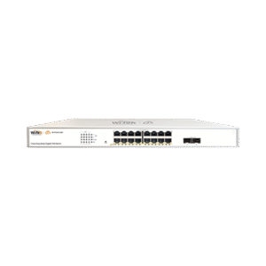 Switch Administrable PoE  / 16 puertos PoE af/at Gigabit /  2 x SFP Gigabit / Administración Cloud Gratuita / Presupuesto 240 W