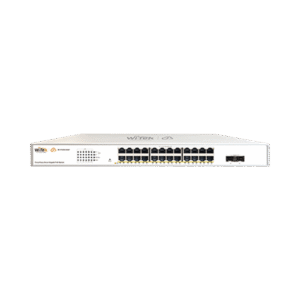 Switch Administrable PoE  / 24 puertos PoE af/at Gigabit /  2 x SFP Gigabit / Administración Cloud Gratuita / Presupuesto 370 W