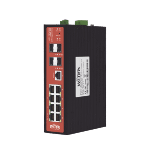 Switch Industrial 8 puertos / Administrable PoE / Puerto 1-2 PoE 24V/48V /  Puertos 3-8 puertos 802.3 af/at/bt / Presupuesto máx 240 W