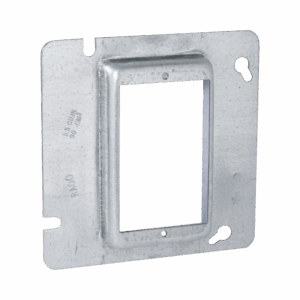 Sobretapa Cuadrada Galvanizada para Caja de 4 11-16" / Realce de 3/4".